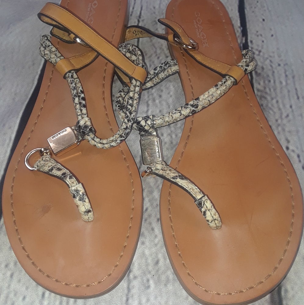 Coach sandals
